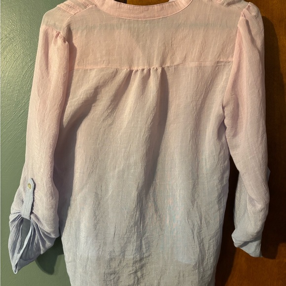 Zac & Rachel Soft Textured Blouse with ombré coloring - Picture 3 of 4